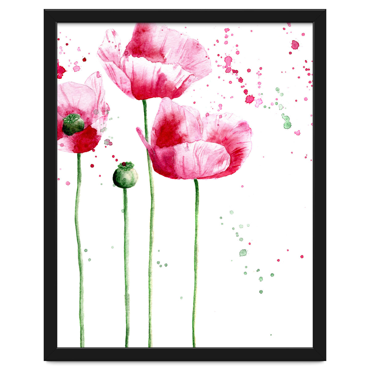 Poppies || watercolor