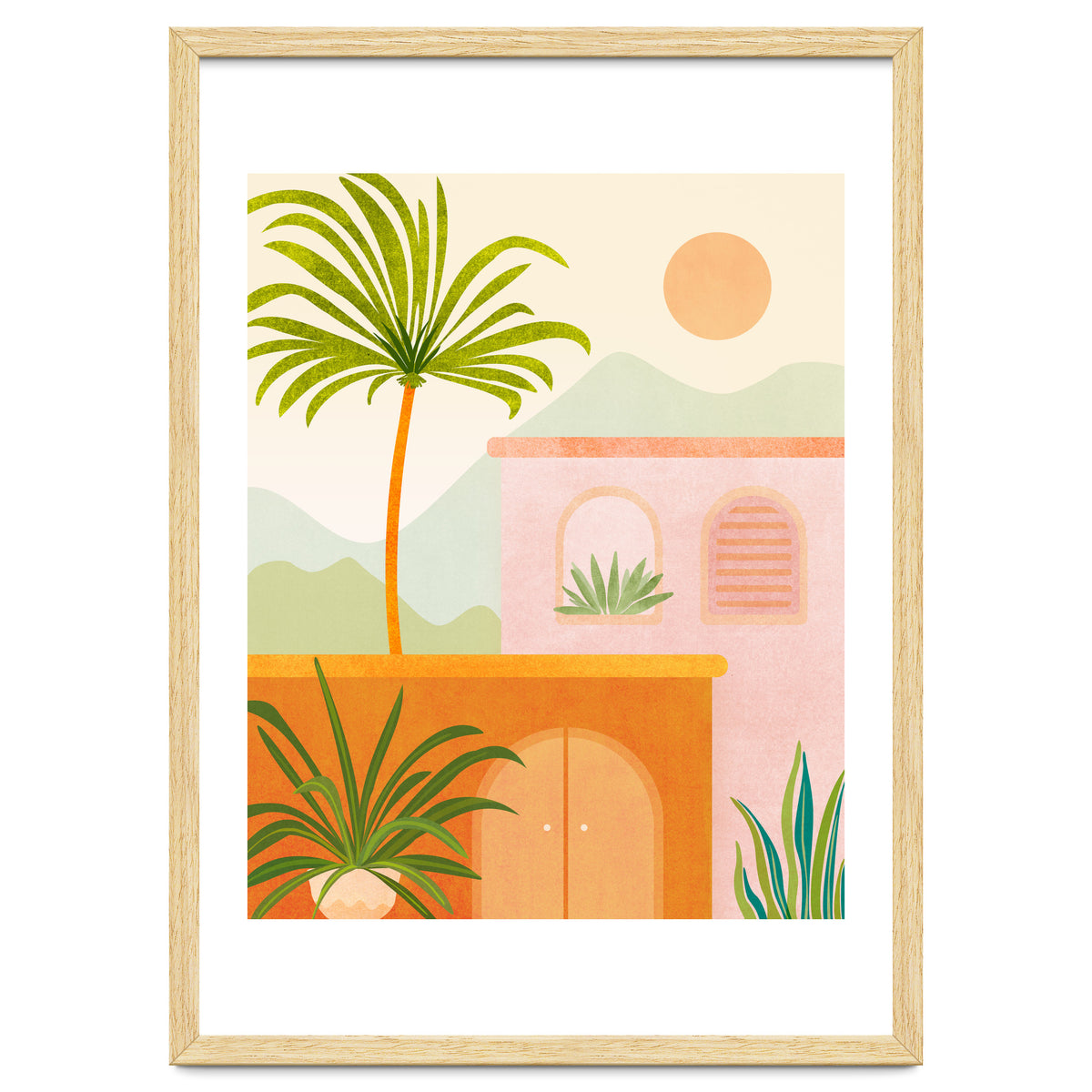 Tropical Mountain Village