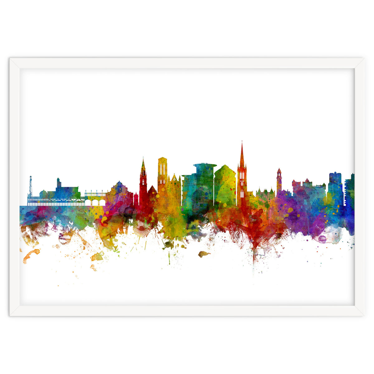 Bournemouth England Skyline