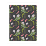 Hand drawn floral dark - 03 (Print Only) thumbnail