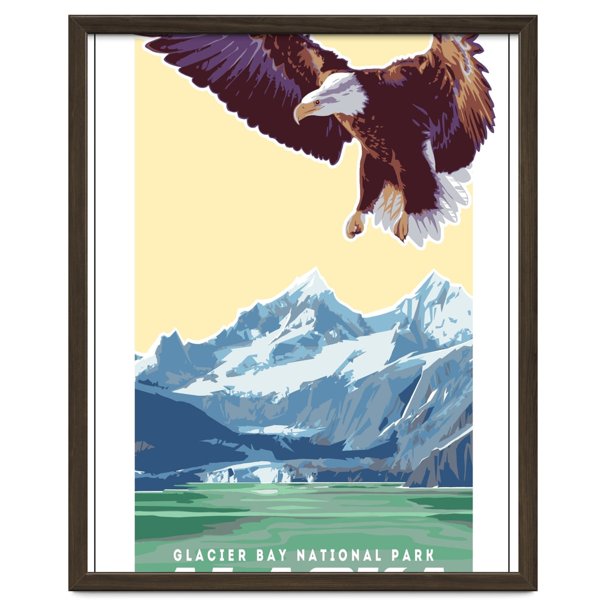 Alaskan Eagle Poster