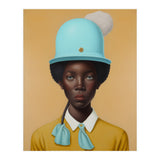 Girl in Hat Portrait Painting (Print Only) thumbnail