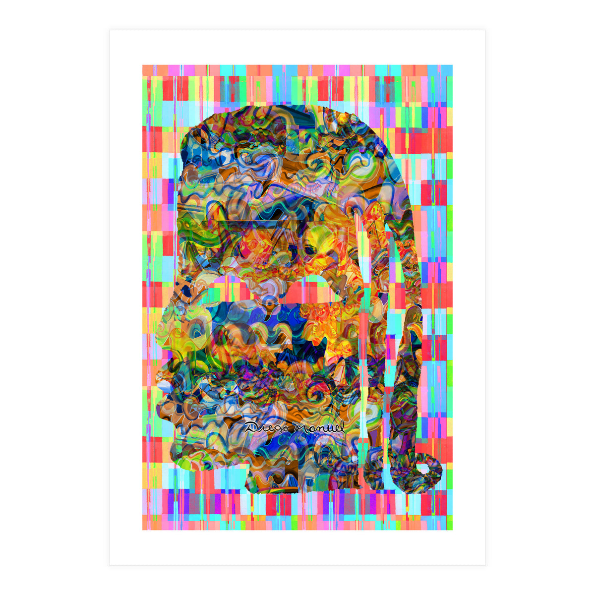 Abstracto Pop Nuevo B Nuevo 5 (Print Only)