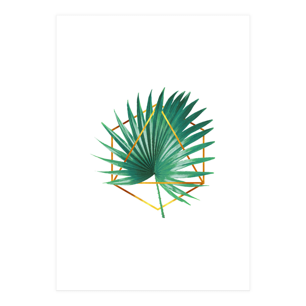 Tropical Palm Leaf 01 (Print Only)