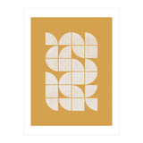 Mid-Century Modern No.26 - Woodblock Print (Print Only) thumbnail