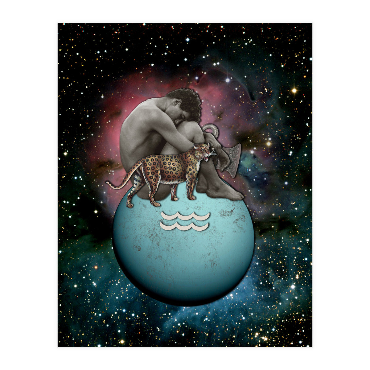 Aquarius  Zodiac Sign (Print Only)