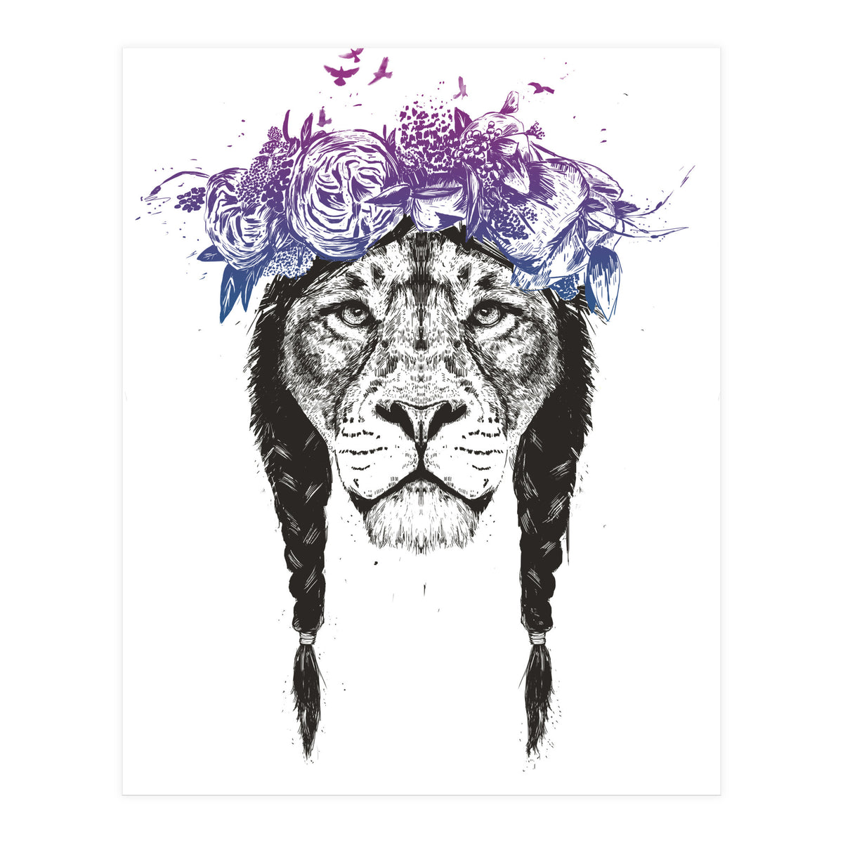 King Of Lion (Print Only)