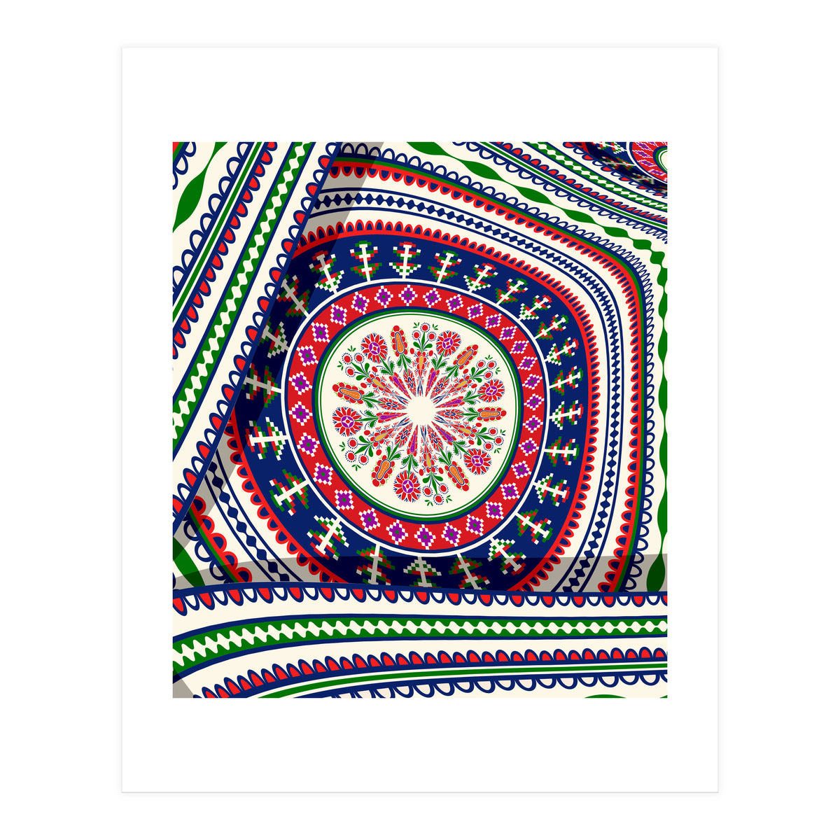 Romanian embroidery background 23 (Print Only)