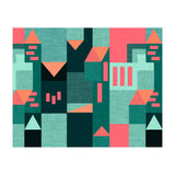 Green Klee houses (Print Only) thumbnail