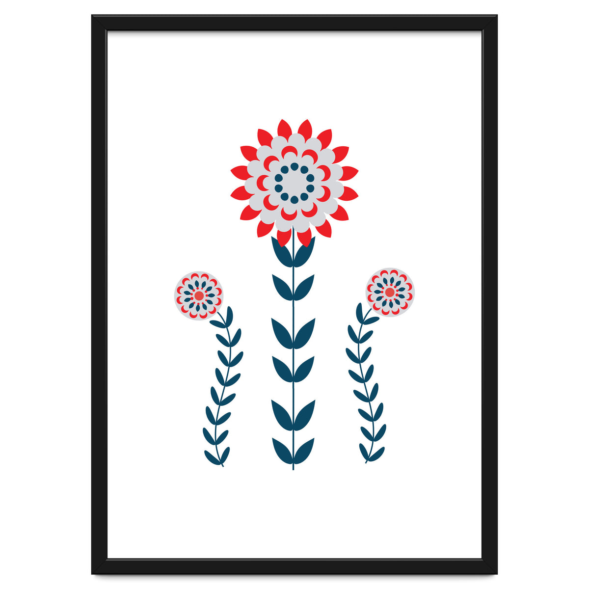Scandi Folk Flowers