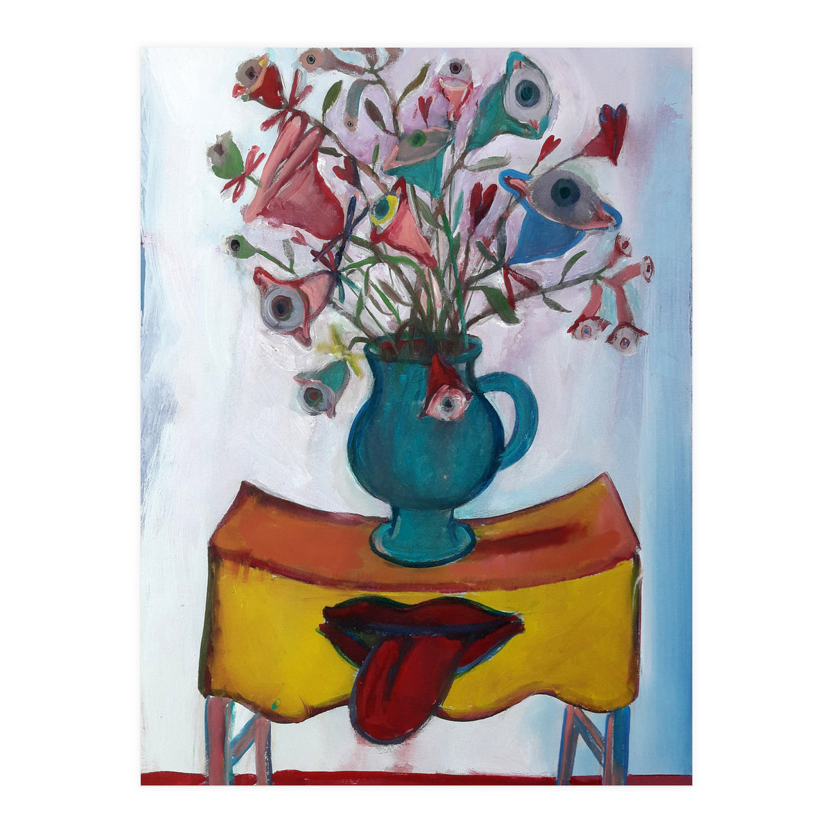 Flores Ojos Bocas 2 (Print Only)