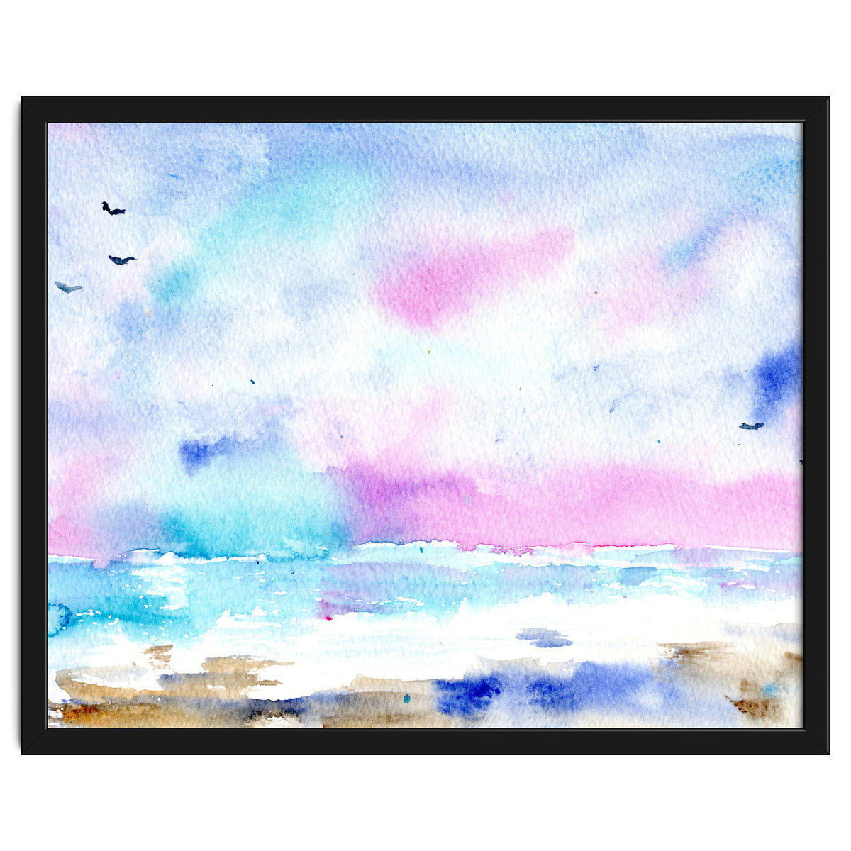 Tenderness of the sea || watercolor