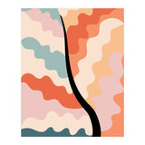Botanical Retro Floral Waves (Print Only) thumbnail
