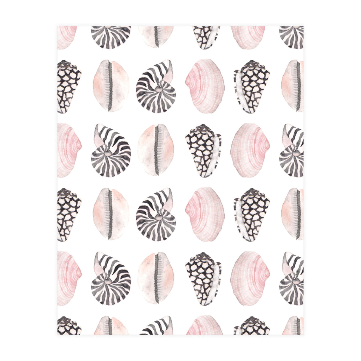 Seashell Pattern (Print Only)