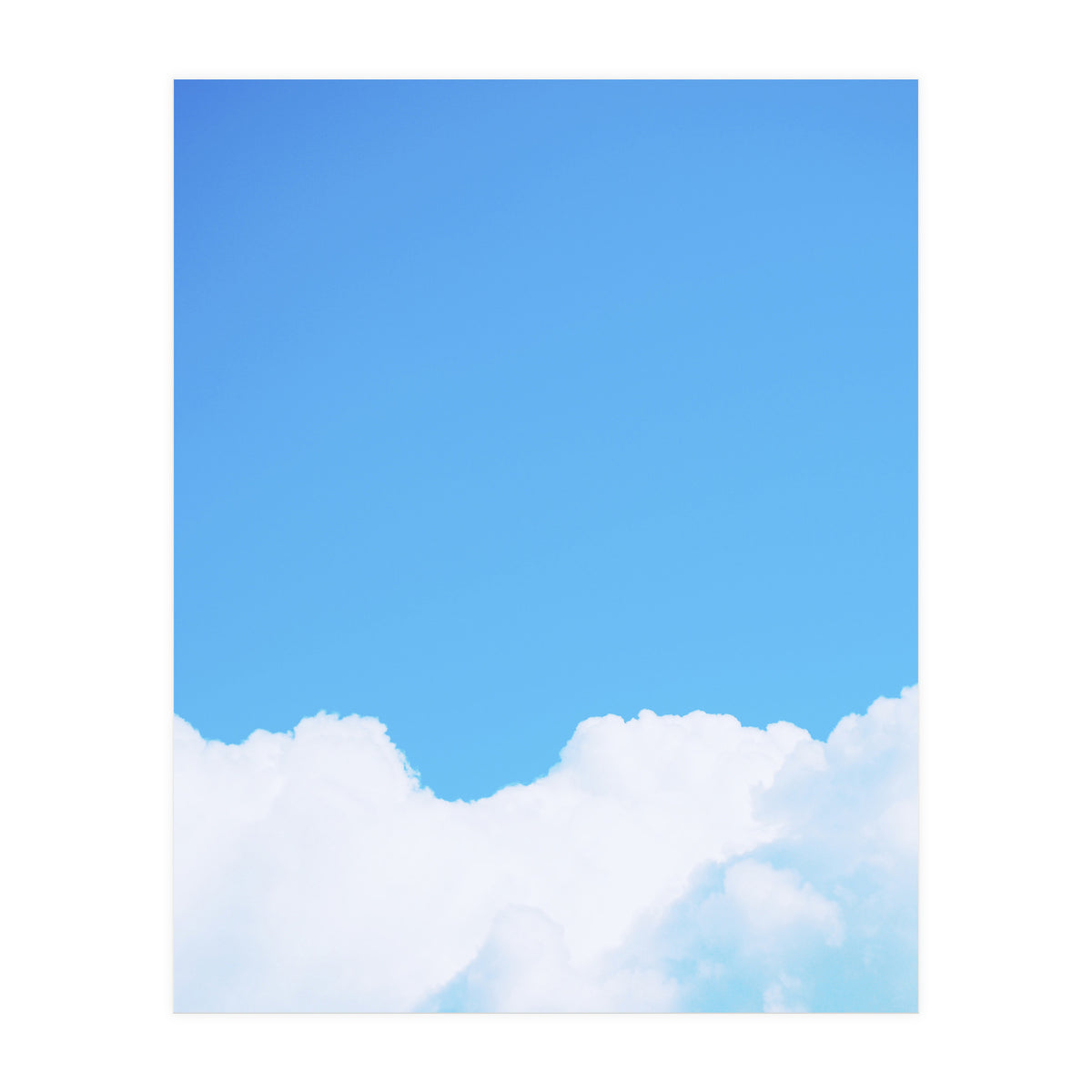 Blue Clouds I (Print Only)