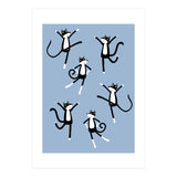 Dancing Cats (Print Only) thumbnail