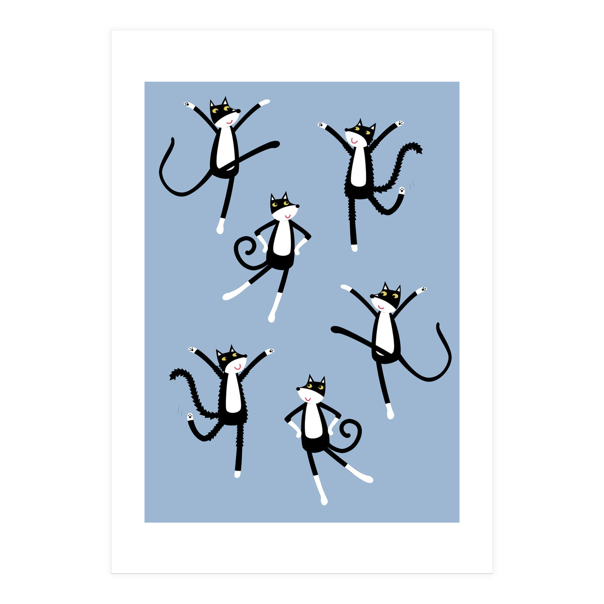 Dancing Cats (Print Only)