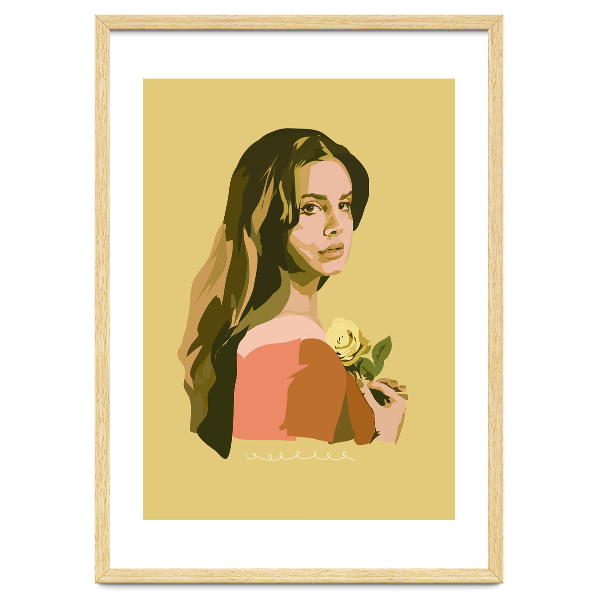 Lana Del Rey With Rose