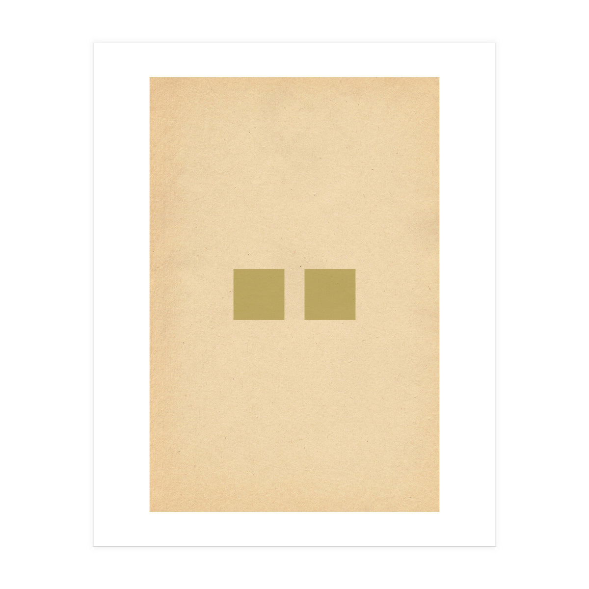 Minimalist green squares (Print Only)