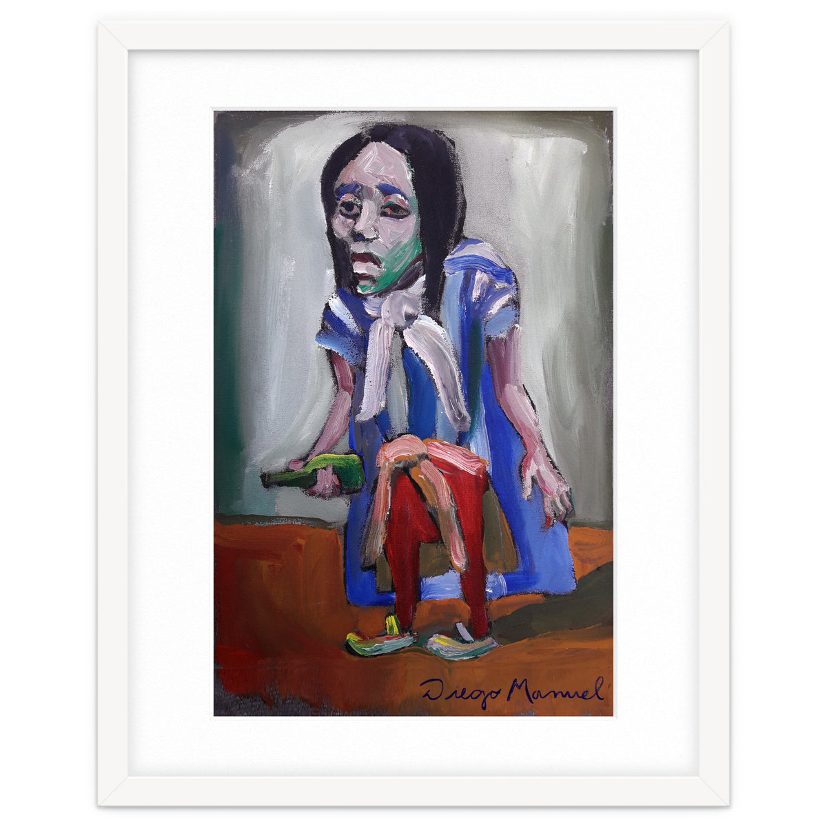 The fan, people from the neighborhood