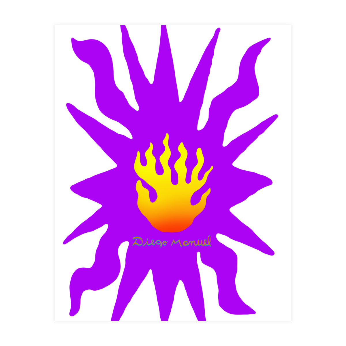 Fuego 39 Copia (Print Only)