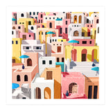 Pastel Cityscape (Print Only) thumbnail