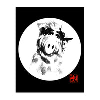alf in white (Print Only)