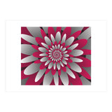 Paper Cut Flower Spiral (Print Only) thumbnail