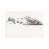 Beautiful erotic drawing of woman (Print Only) thumbnail