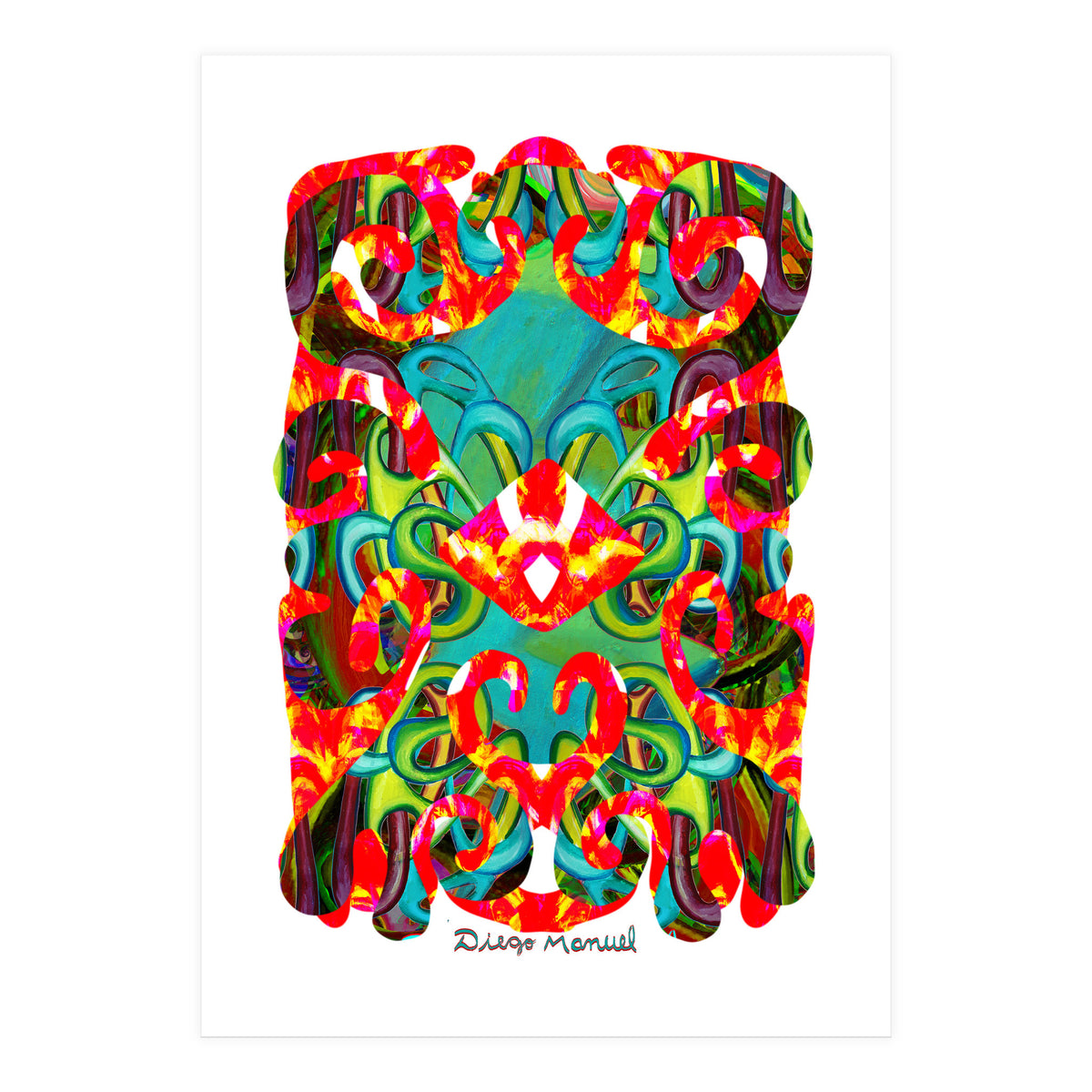 Pop Abstract Asimetrico 34 Copia (Print Only)