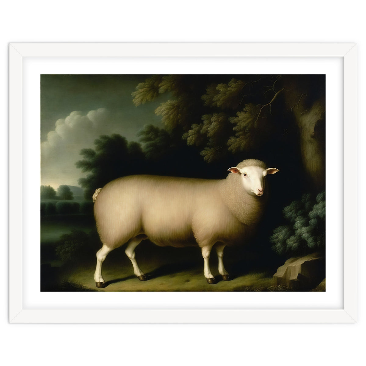 Sheep Classical Oil Painting