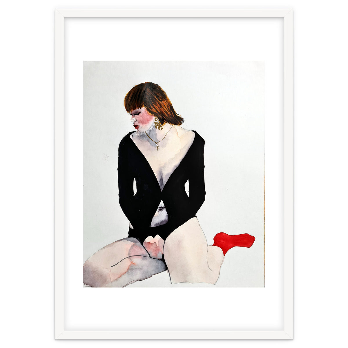 Untitled #95 Red Socks