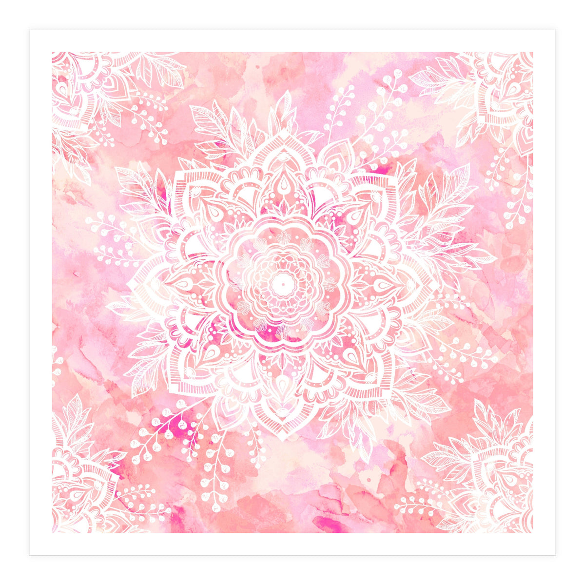 Queen Starring of Mandalas-Rose (Print Only)