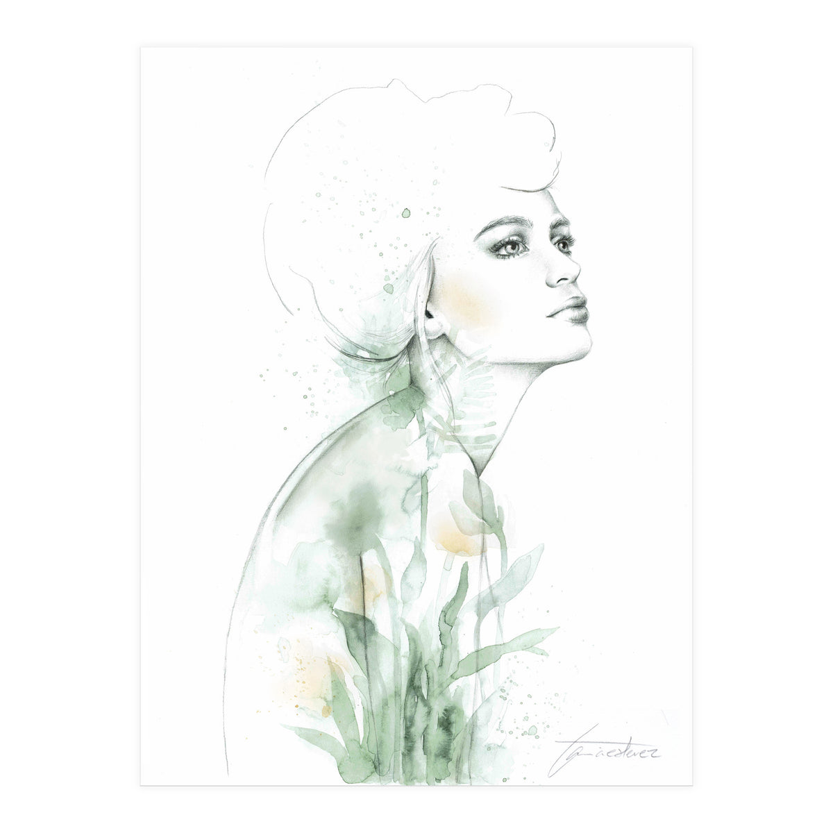 Volatile Flowers I (Print Only)