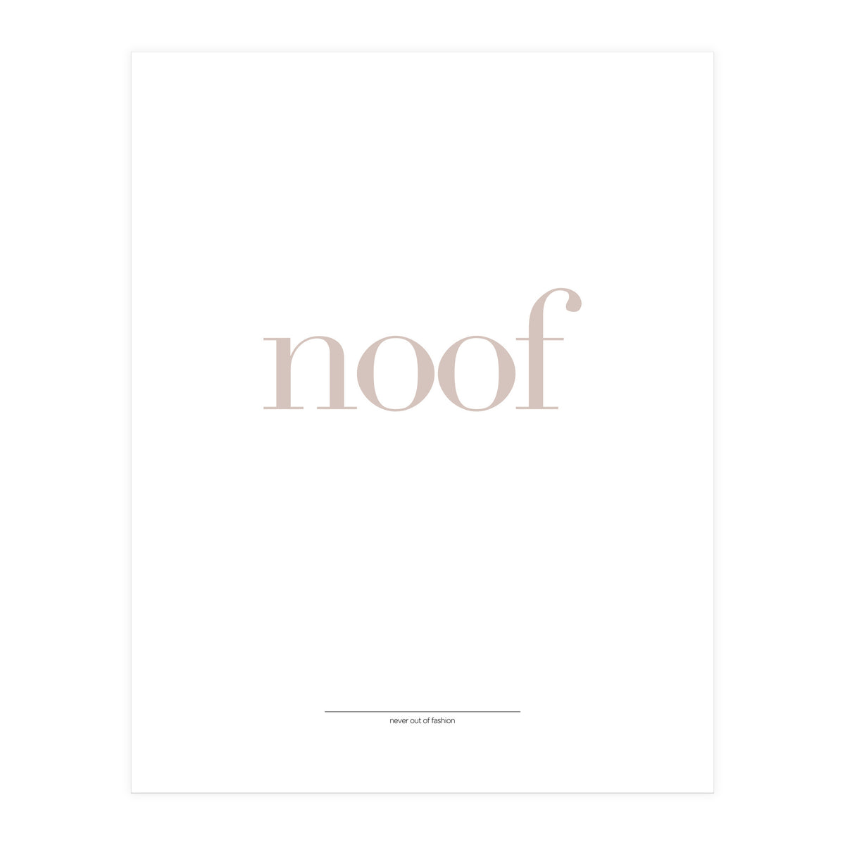 NOOF (Print Only)
