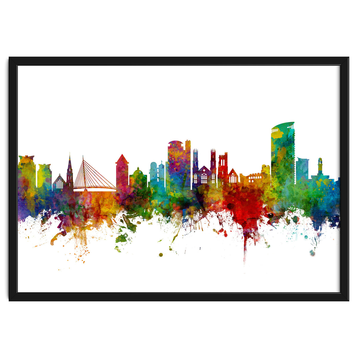 Swansea Wales Skyline