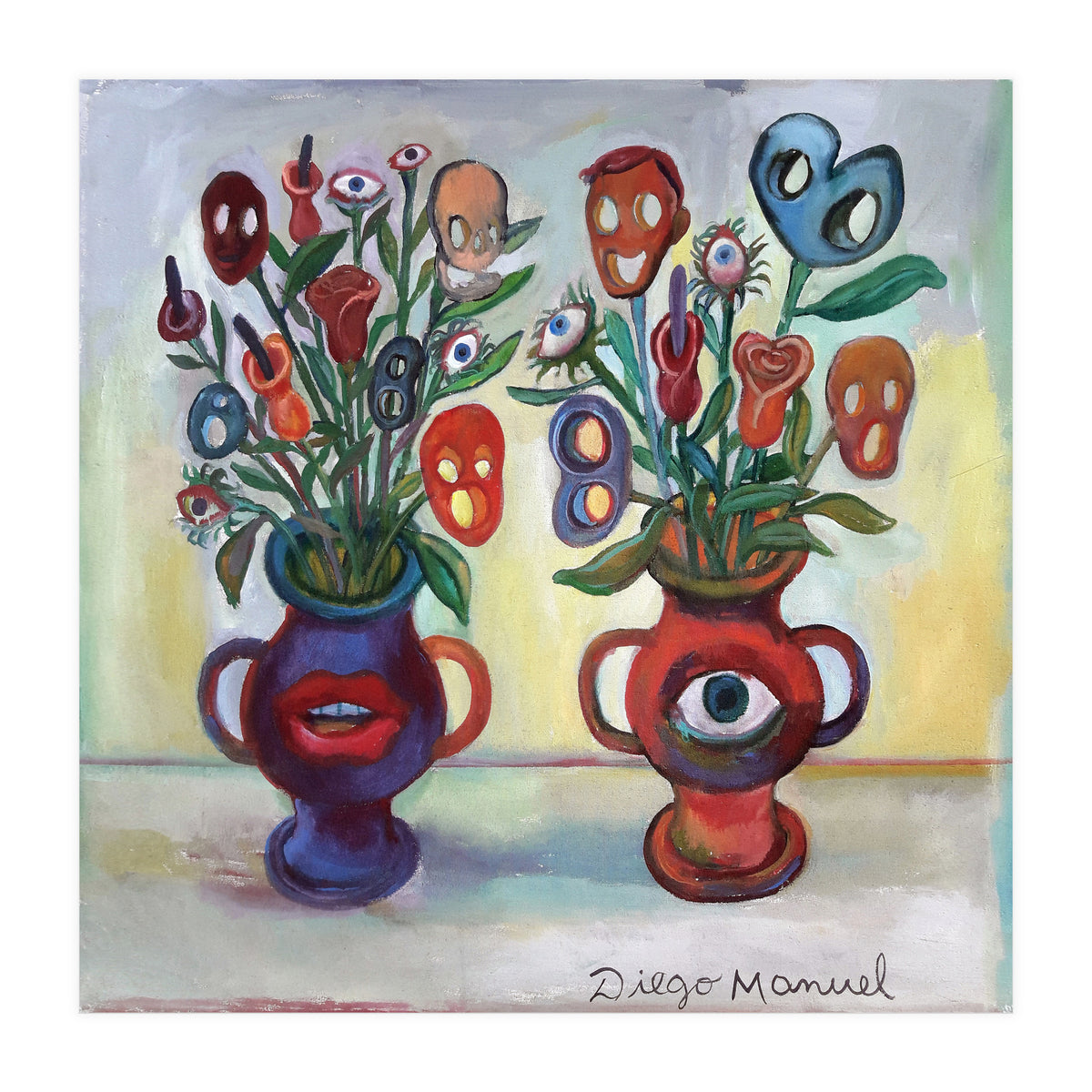 Dos Floreros (Print Only)