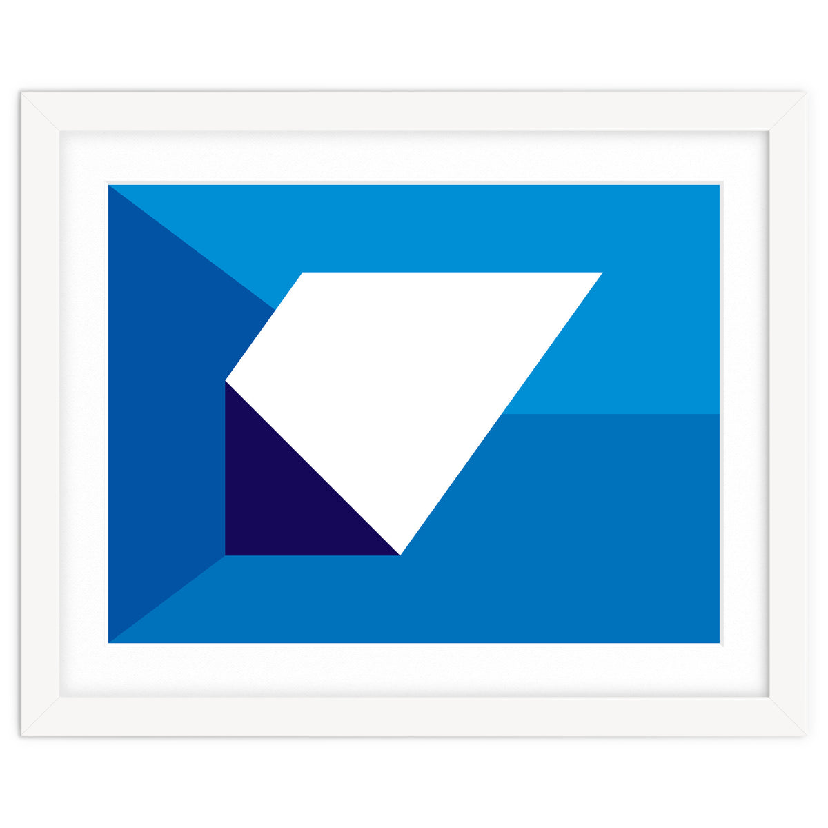 Geometric Shapes No. 32 -  blues