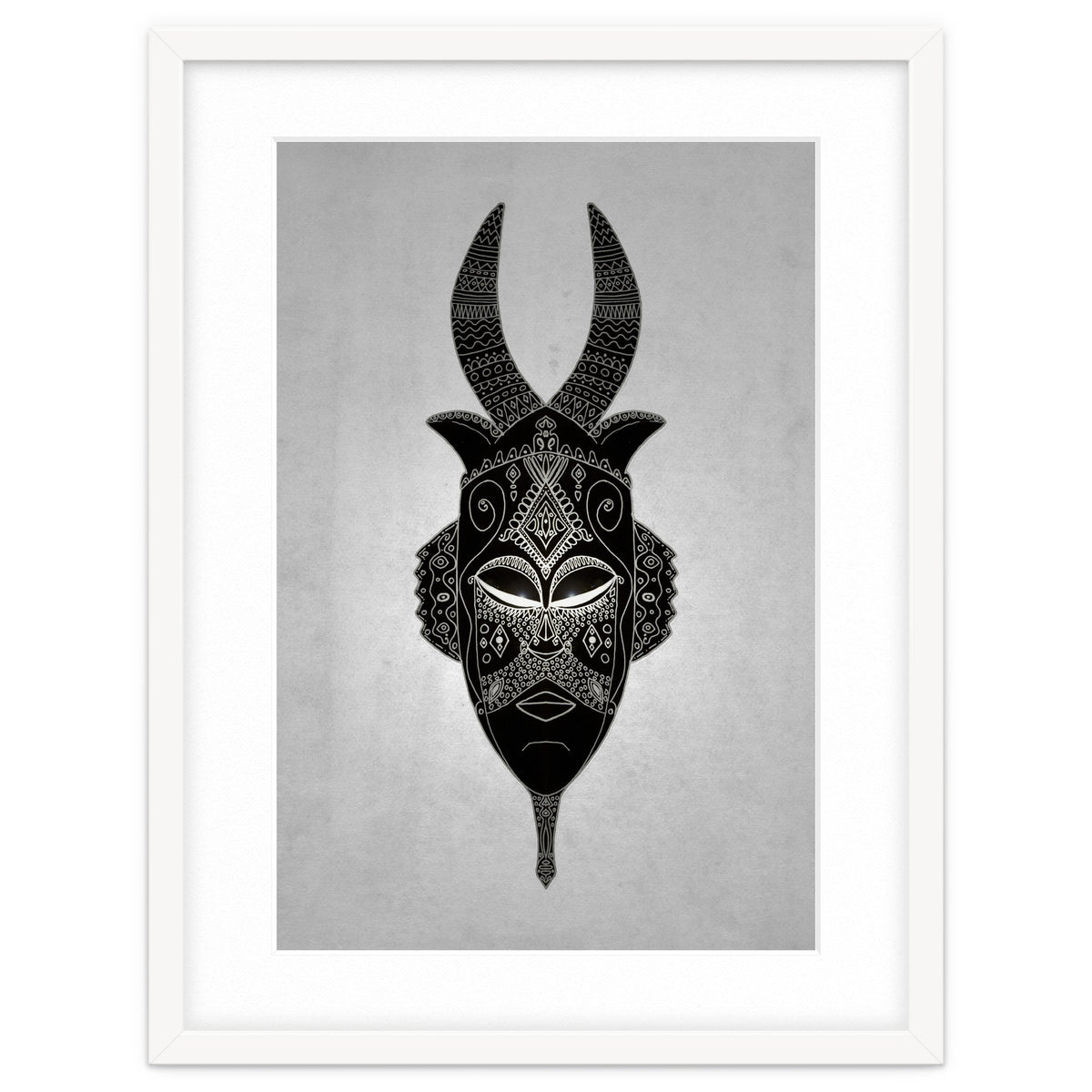 Horned Tribal Mask