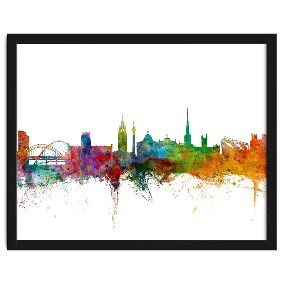 Newcastle England Skyline