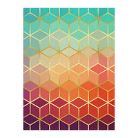 Colorful and golden pattern II (Print Only)