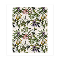 Asian crane pattern - 02 (Print Only)