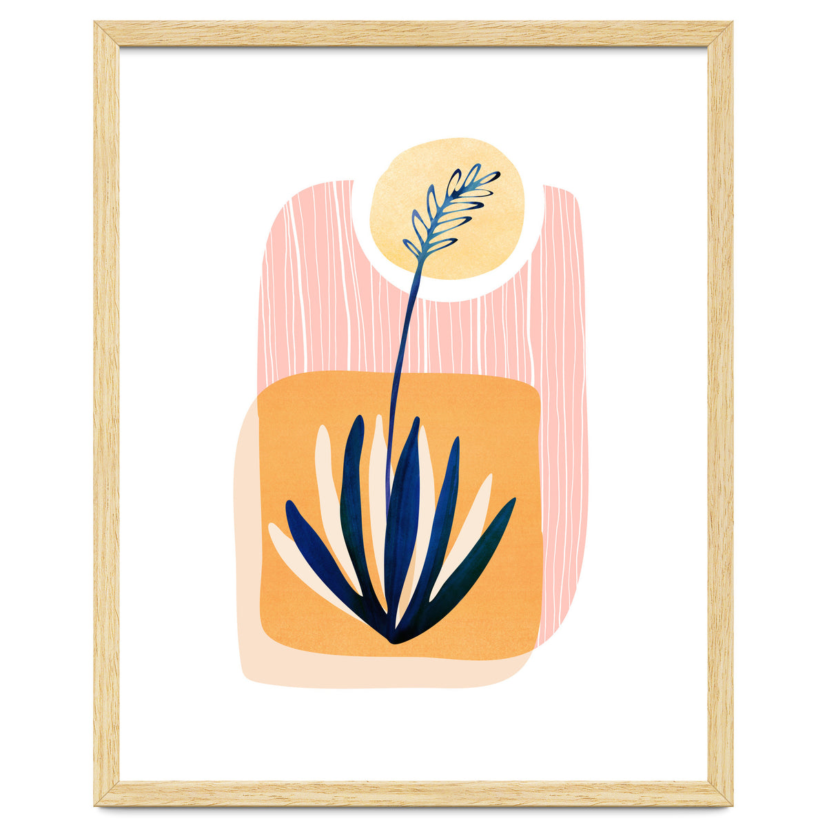 Painted Agave With Sun