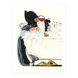 Batman in the Bath, funny Bathroom Humour (Print Only) thumbnail