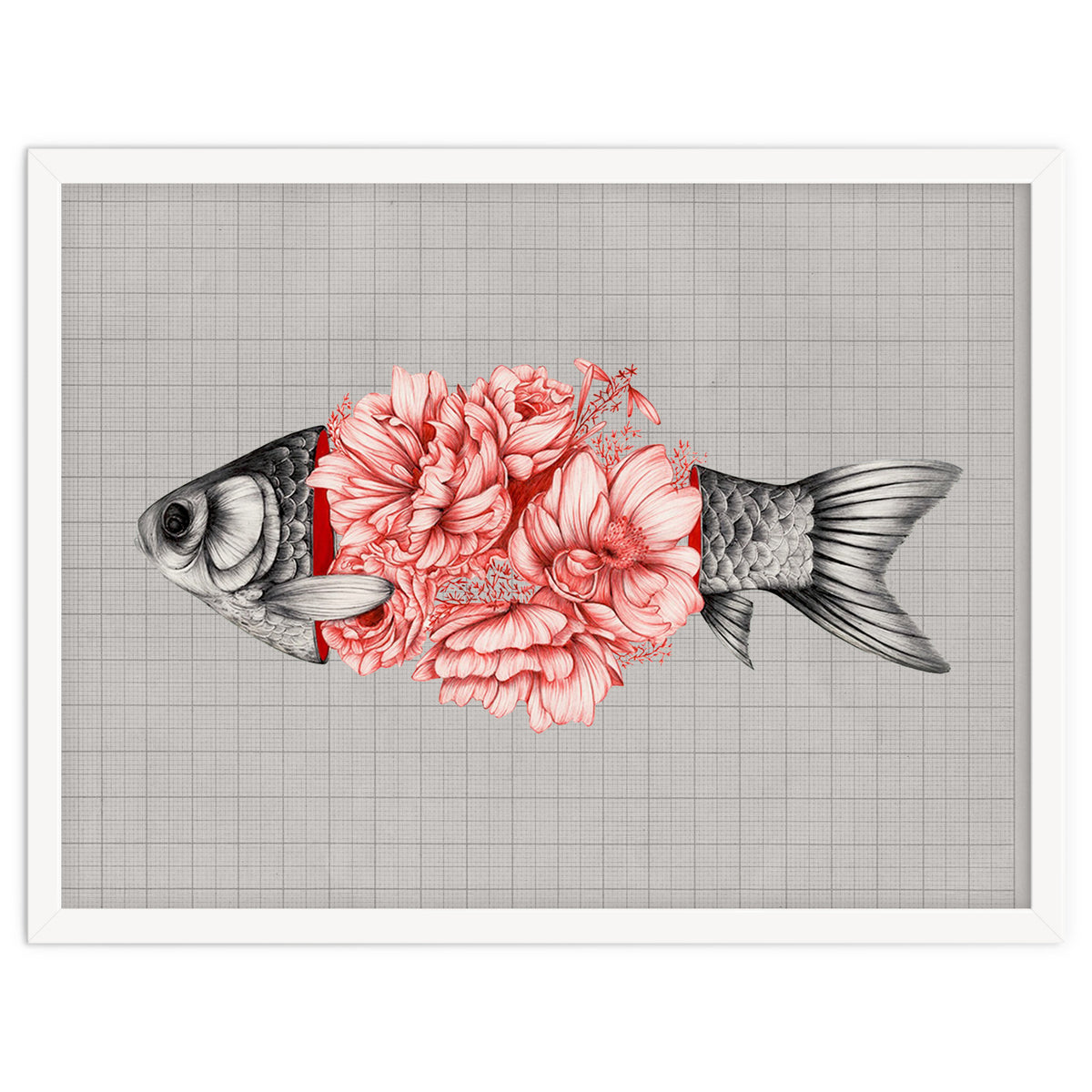 Vintage Tropical Aquarium Fish