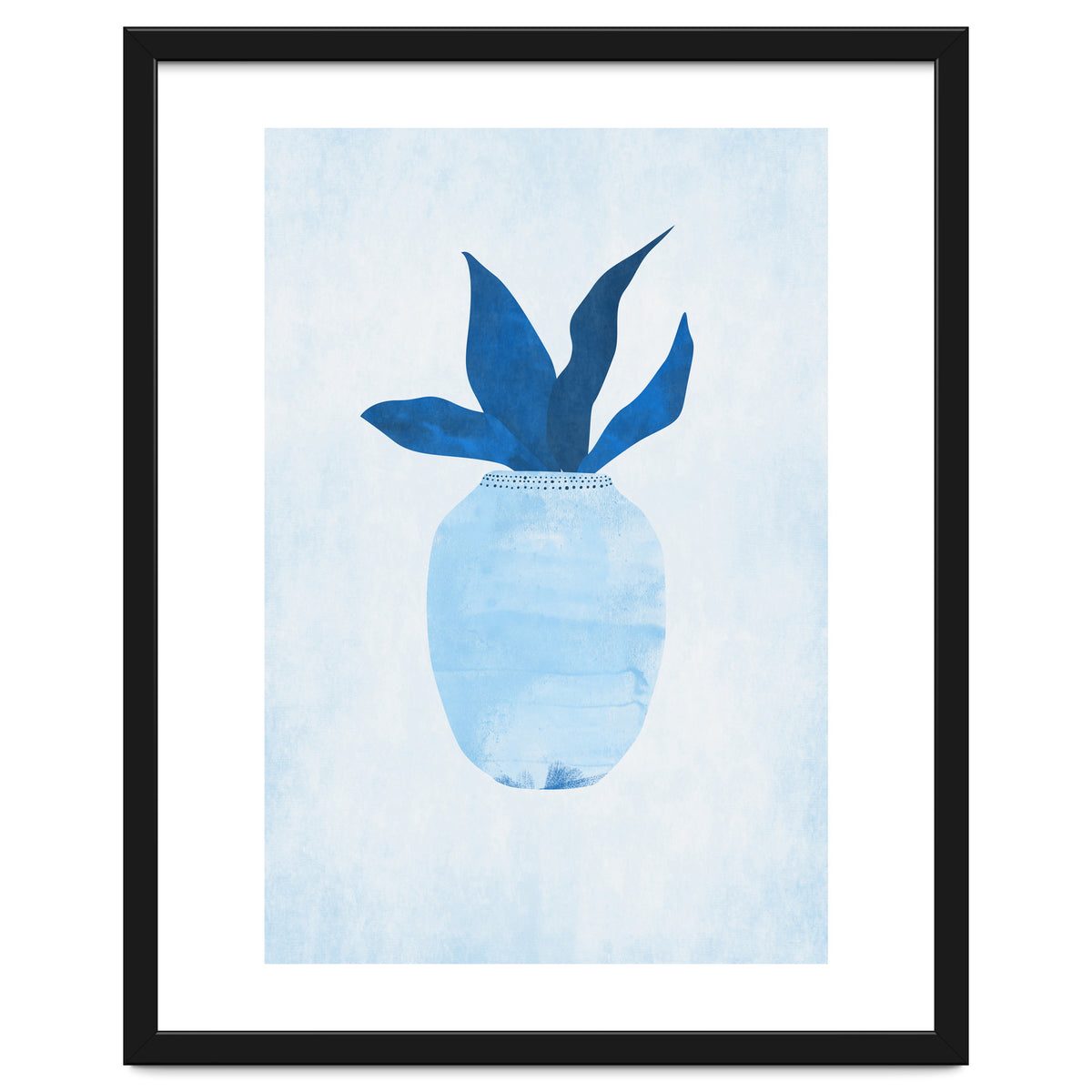 Blue vase