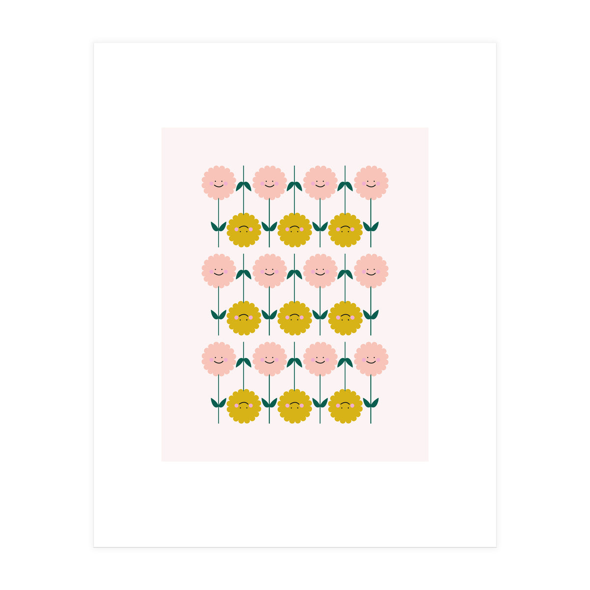 Smiling Flowers1 Rgb (Print Only)