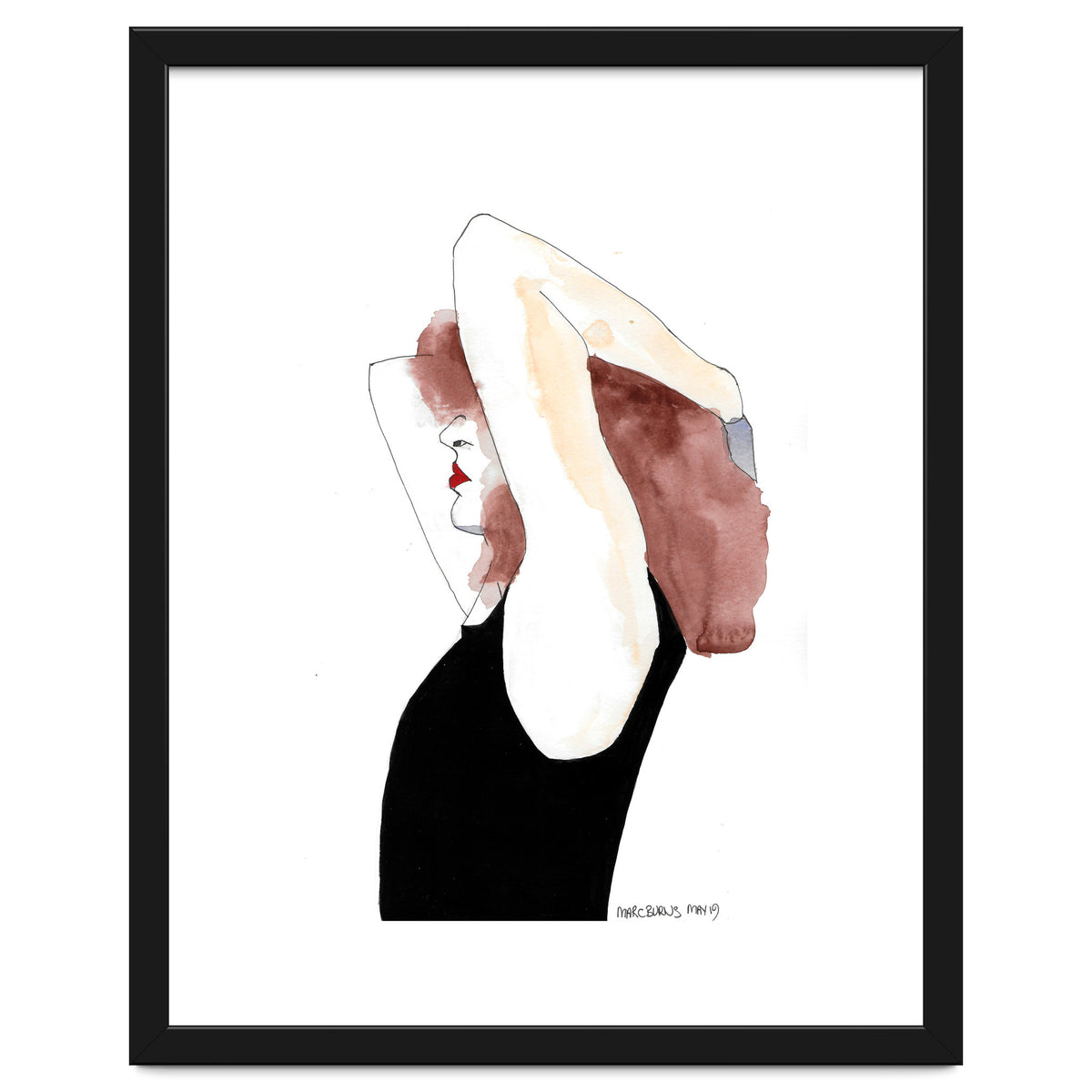 Untitled #6 - Woman in a black vest