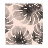 Monstera pink and gray watercolor (Print Only) thumbnail