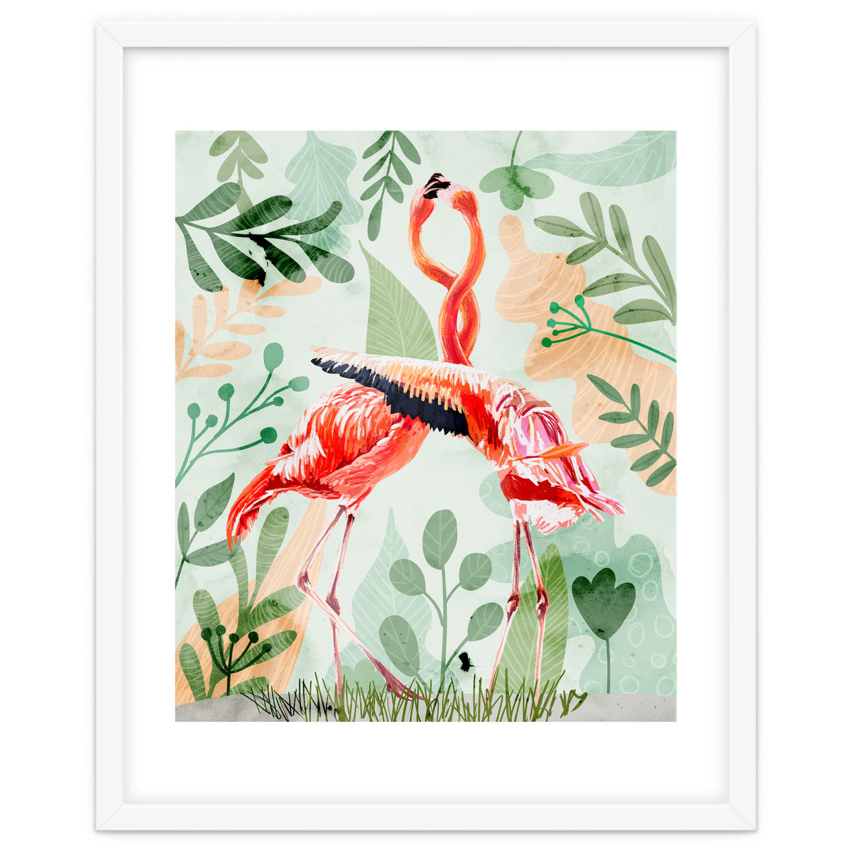 Flamingo Love